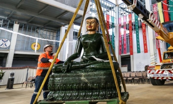 Tượng Phật ngọc trở về Úc sau chuyến hành trình 9 năm vòng quanh thế giới