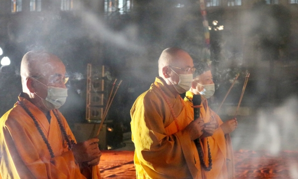 Đại lễ Vu lan và cầu siêu cho các nạn nhân tử vong do dịch Covid-19 tại Học viện Phật giáo Hà Nội