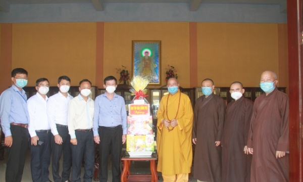 Ban Tôn giáo Chính phủ thăm Ban Trị sự Phật giáo tỉnh Bà Rịa Vũng Tàu