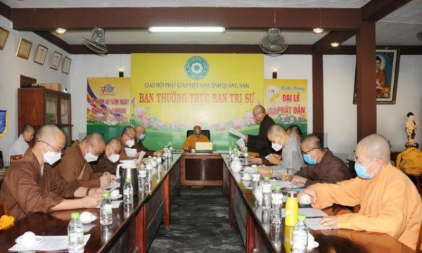 Phật giáo tỉnh Quảng Nam họp bàn tổ chức lễ tưởng niệm Đại lão Hòa thượng Thích Phổ Tuệ