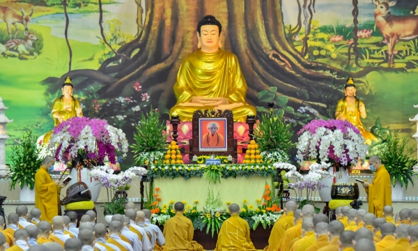 Học viện Phật giáo Việt Nam tại TP.HCM tưởng niệm Đức Pháp chủ GHPGVN
