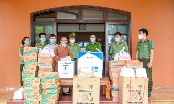 Quỹ Đạo Phật Ngày Nay hỗ trợ huyện Nam Trà My phòng chống dịch Covid-19