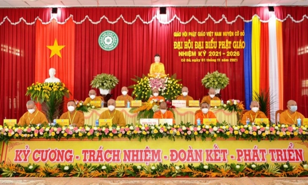 Đại hội đại biểu Phật giáo huyện Cờ Đỏ nhiệm kỳ 2021-2026