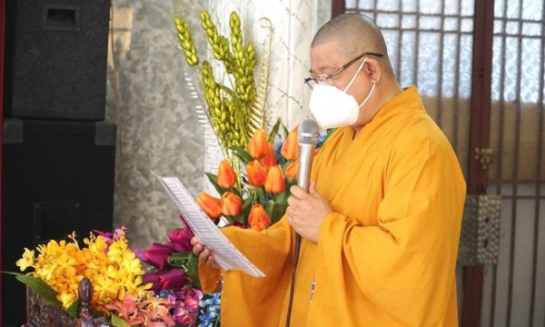 Phật giáo huyện Hóc Môn tổ chức cầu siêu đồng bào qua đời do dịch Covid-19