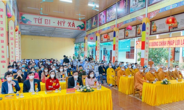 Kiện toàn nhân sự Ban Trị sự Phật giáo huyện Hậu Lộc nhiệm kỳ 2021-2026