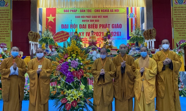 Đại hội Đại biểu Phật giáo huyện Tam Đảo, nhiệm kỳ 2021 – 2026
