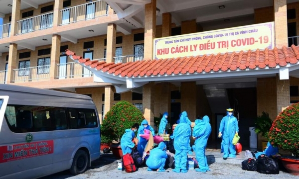 Khu cách ly điều trị Covid-19 chùa Quan Âm Đông Hải tiếp nhận 150 bệnh nhân