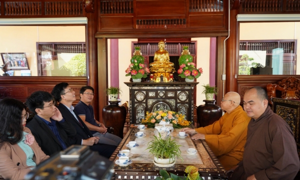 Ban Tôn giáo Chính phủ thăm Ban Trị sự Phật giáo tỉnh Kon Tum