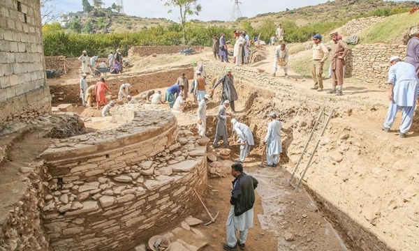 Một ngôi chùa cổ được phát hiện tại Pakistan