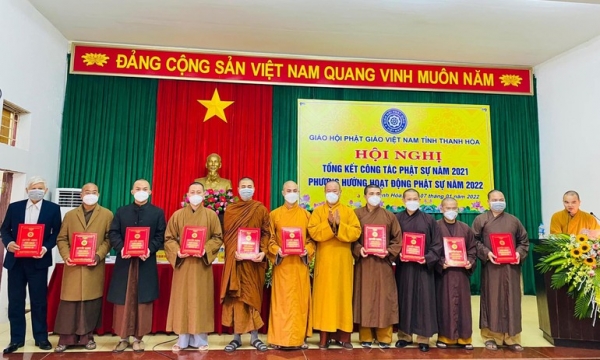 Phật giáo tỉnh Thanh Hoá tổng kết công tác Phật sự năm 2021
