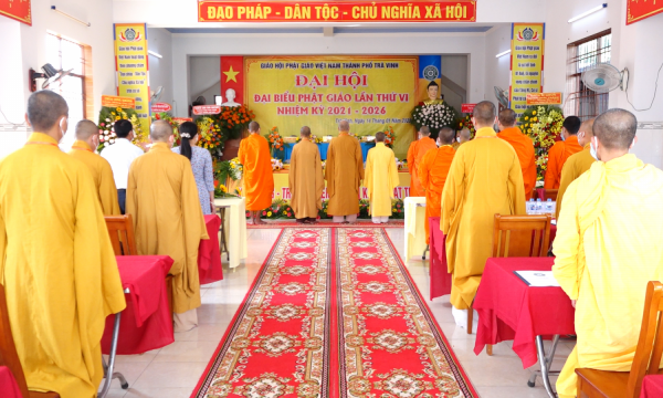 Phiên họp trù bị Đại hội Đại biểu Phật giáo TP. Trà Vinh lần thứ VI (2021 – 2026)