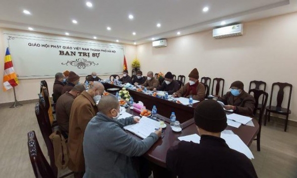 Hà Nội: Hội nghị tổng kết công tác Đại hội Phật giáo cấp huyện nhiệm kỳ 2021-2026