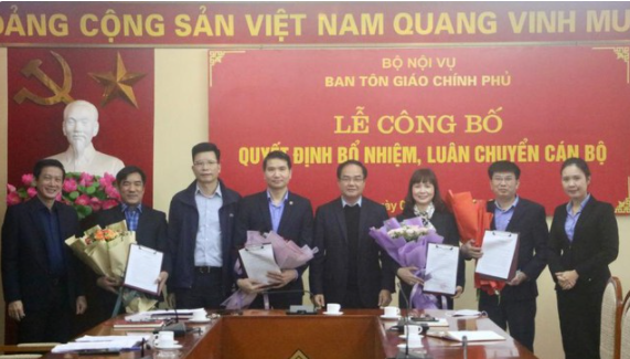 Ông Lê Minh Khánh giữ chức Vụ trưởng Vụ Phật giáo - Ban Tôn giáo Chính phủ
