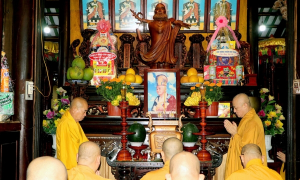 Bình Dương: Họp mặt đầu xuân Nhâm Dần 2022 và khánh tuế chư Tôn đức trong Thường trực Ban Trị sự Phật giáo tỉnh
