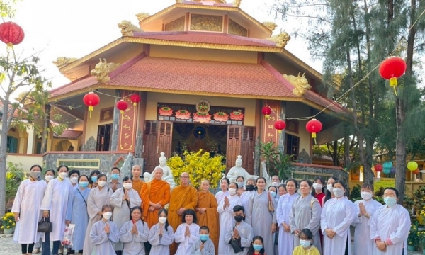 Bình Thuận: Tịnh xá Ngọc Bình tổ chức Khóa tu “Du Xuân Cửa Thiền”