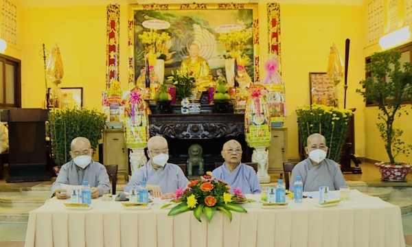 Phân ban Ni giới TP.HCM họp triển khai kế hoạch tổ chức Đại lễ Tưởng niệm Đức Thánh Tổ Ni Đại Ái Đạo
