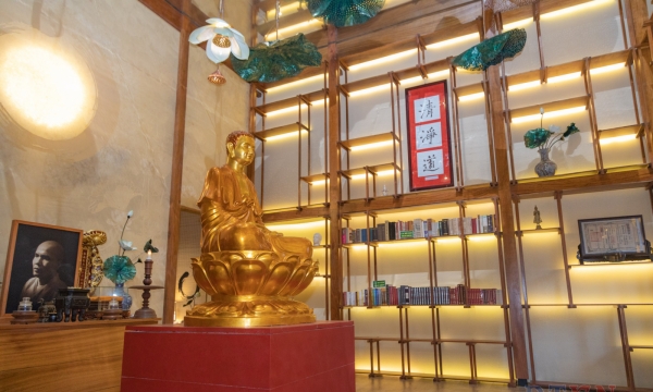 Thăm “Dư hương thất” không gian lưu niệm Đại lão Hoà thượng Thích Trí Quang tại chùa Từ Đàm