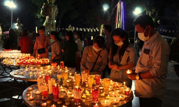 Cúng đèn Rằm tháng Giêng Nhâm Dần tại Thiền viện Phước Sơn
