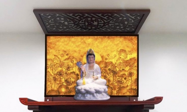 Căn hộ chung cư nhỏ, có nên thờ Phật?