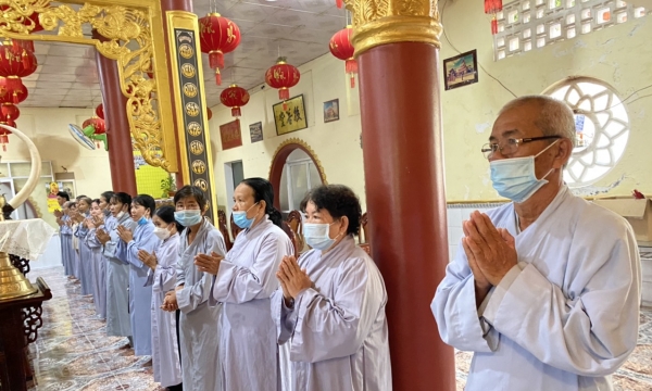 Chùa Thiên Thới khai giảng khóa tu “Ngày An Lạc” dành cho Phật tử tại gia