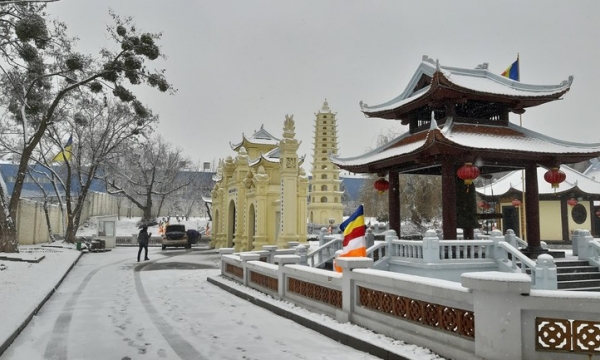 Ngôi chùa Việt Trúc Lâm Kharkov vẫn còn nguyên vẹn giữa vùng chiến sự khốc liệt ở Ukraine
