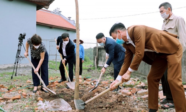 Hà Nam: Chùa Phúc Lạc hưởng ứng chương trình trồng 1 tỷ cây xanh vì một Việt Nam xanh