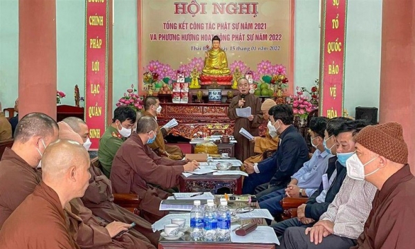 Thái Bình: Sẽ tổ chức Đại hội đại biểu Phật giáo tỉnh lần thứ IX vào tháng 5-2022