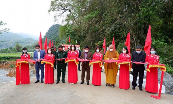 Lạng Sơn: Lễ khánh thành, bàn giao cầu Bản Slắng xã Bình Trung, huyện Cao Lộc