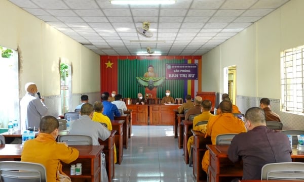 Hậu Giang: Phật giảo tỉnh họp triển khai công tác tổ chức Đại hội Đại biểu Phật giáo tỉnh nhiệm kỳ 2022 – 2027