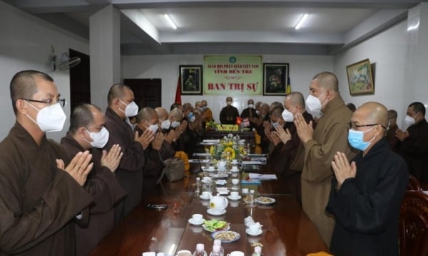 Bến Tre: Ban Trị sự Phật giáo tỉnh sẽ tổ chức 4 điểm an cư tập trung