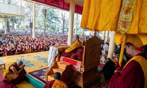 Đức Dalai Lama lần đầu tiên thuyết pháp trước công chúng kể từ khi Covid-19 bùng phát