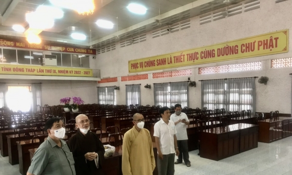 Công tác chuẩn bị Đại hội Đại biểu Phật giáo tỉnh Đồng Tháp lần thứ IX, nhiệm kỳ 2022 – 2027