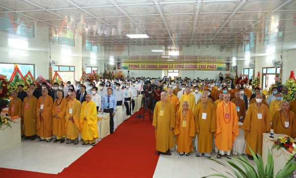 Quảng Bình: Trọng thể Đại hội đại biểu Phật giáo tỉnh lần thứ IV, nhiệm kỳ 2022 – 2027