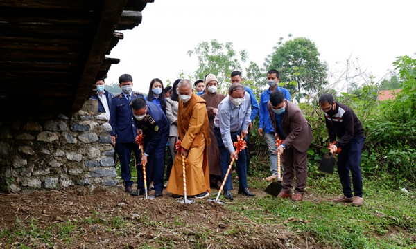 Lạng Sơn: Phật giáo tỉnh khởi công xây dựng cầu An lạc 13 và bàn giao nhà Đại đoàn kết
