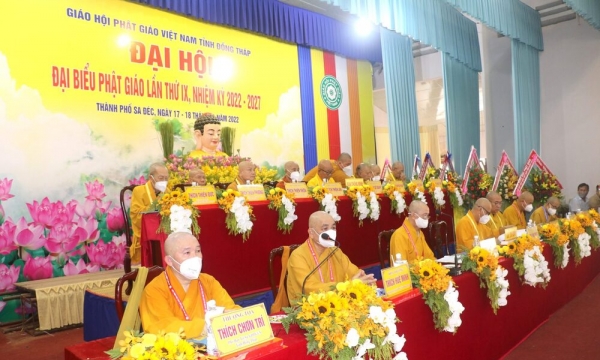 Đồng Tháp: Trọng thể Khai mạc Đại hội Đại biểu Phật giáo tỉnh nhiệm kỳ 2022-2027