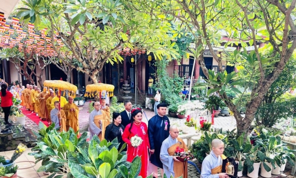 TP. HCM: Lễ hằng thuận tại chùa Kiều Đàm
