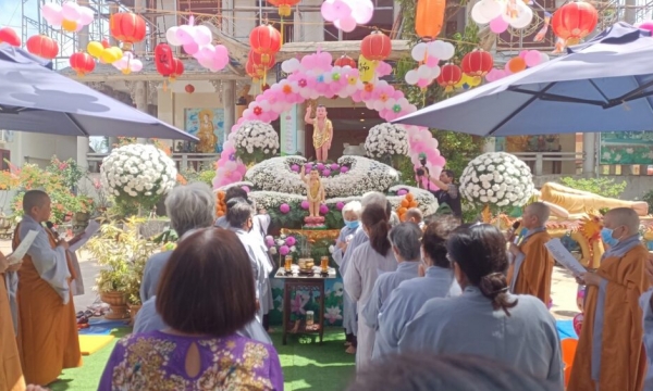 Chùa Tân Minh trang nghiêm tổ chức Đại lễ Phật đản PL.2566