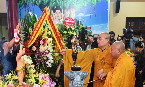Hà Nội: Đại lễ Phật đản Phật lịch 2566 tại Trụ sở Trung ương GHPGVN