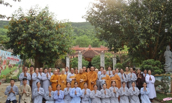 BTS Phật giáo huyện Nông Cống tổ chức khóa tu một ngày