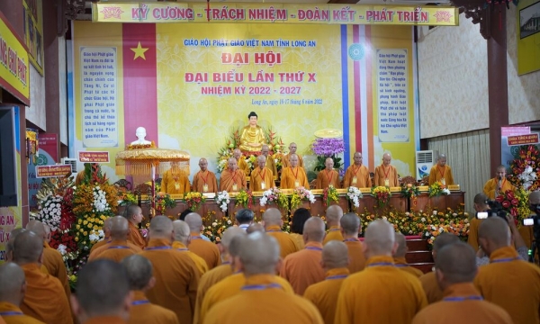 Long An: Phiên trù bị Đại hội đại biểu Phật giáo tỉnh lần thứ X nhiệm kỳ 2022 – 2027