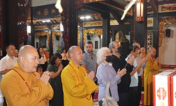 Cựu Thủ tướng Israel thăm chùa Vĩnh Nghiêm nhân chương trình “Việt Nam ước mong”