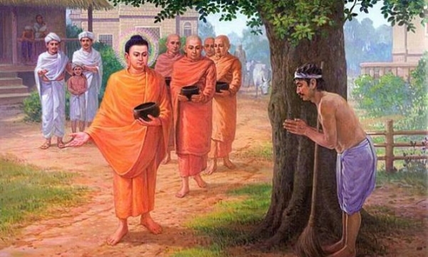 Phật đi khất thực