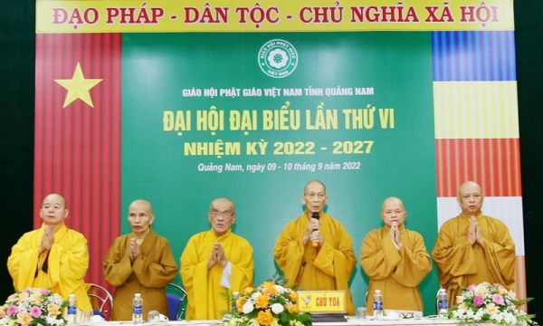 Quảng Nam: Đại hội đại biểu Phật giáo tỉnh lần VI tổ chức họp trù bị