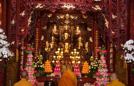 Hải Phòng: Lễ An vị toà tượng Phật, Bồ Tát, Thánh Tăng tại Trụ sở BTS GHPGVN thành phố