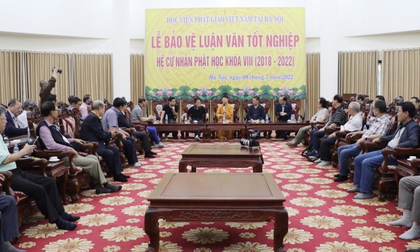 Hội Hữu nghị Hàn Quốc thăm Học viện Phật giáo Việt Nam tại Hà Nội