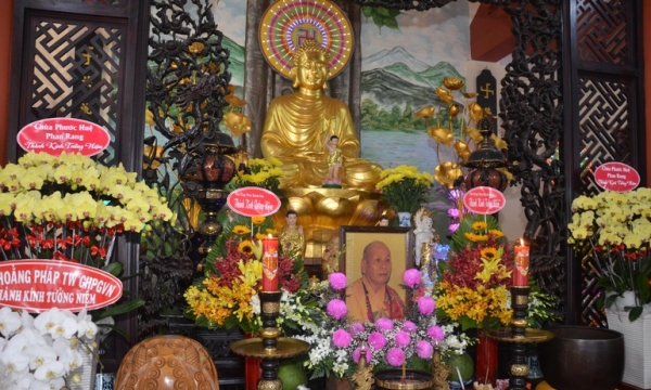 Lễ húy nhật lần thứ 19 cố Hòa thượng Thích Minh Mẫn tại chùa Phước Thành