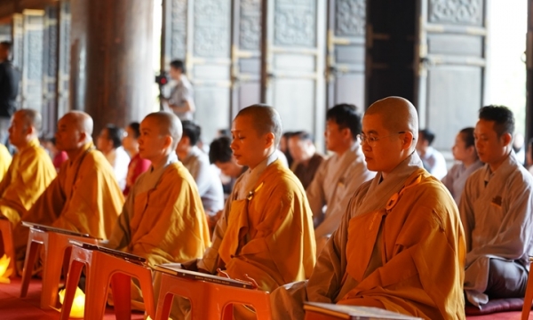 Lễ cầu nguyện hòa bình tại chùa Bái Đính
