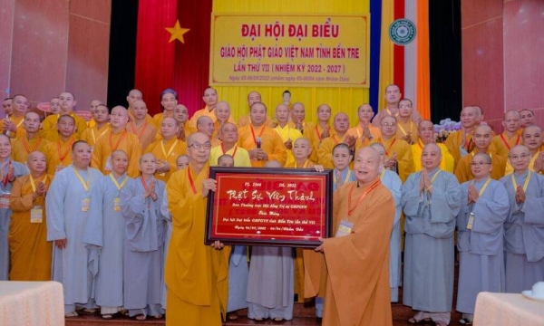 Ban Trị sự Phật giáo tỉnh Bến Tre 30 năm đồng hành và phát triển