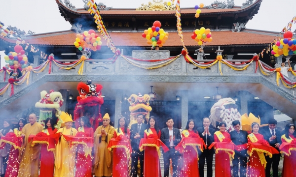 Hải Dương: Đại lễ khánh thành ngôi Tam Bảo chùa Kim Chi