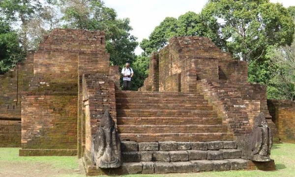 Indonesia phục hồi quần thể di tích Phật giáo Muara Jambi